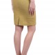 Women's Skirt in Mustard Color P 21136