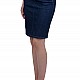 Knee-length Denim Skirt P 21157