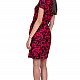 Red Fitted Office Dress 21160