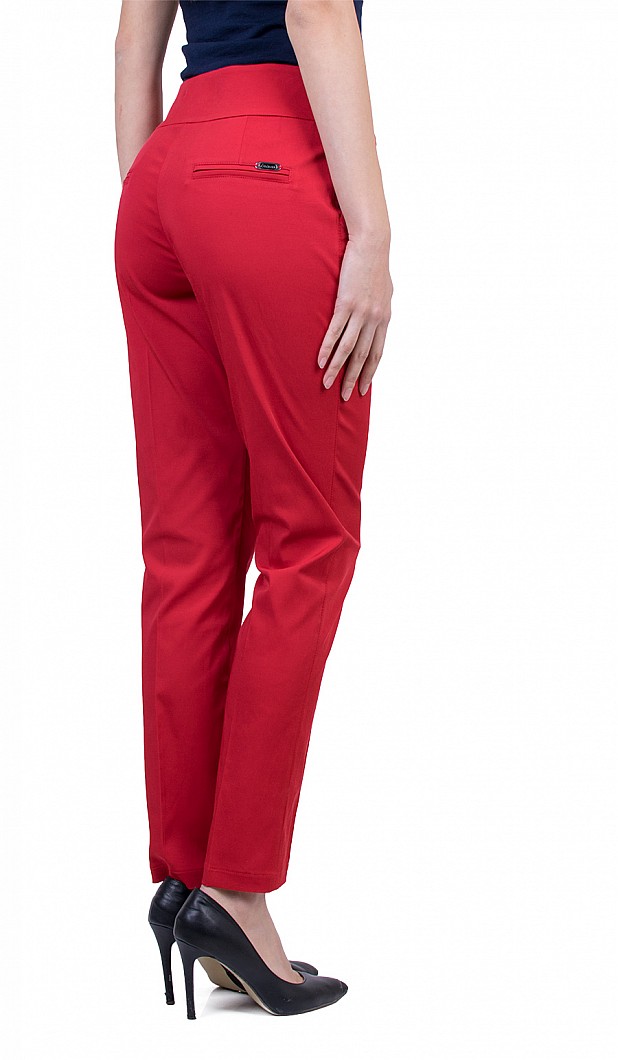 Red Women's Office Pants 22120 / 2022