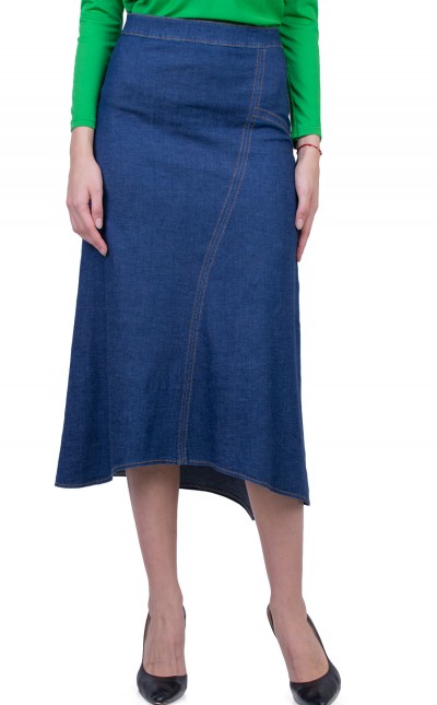 Long Denim Skirt 22102 / 2022