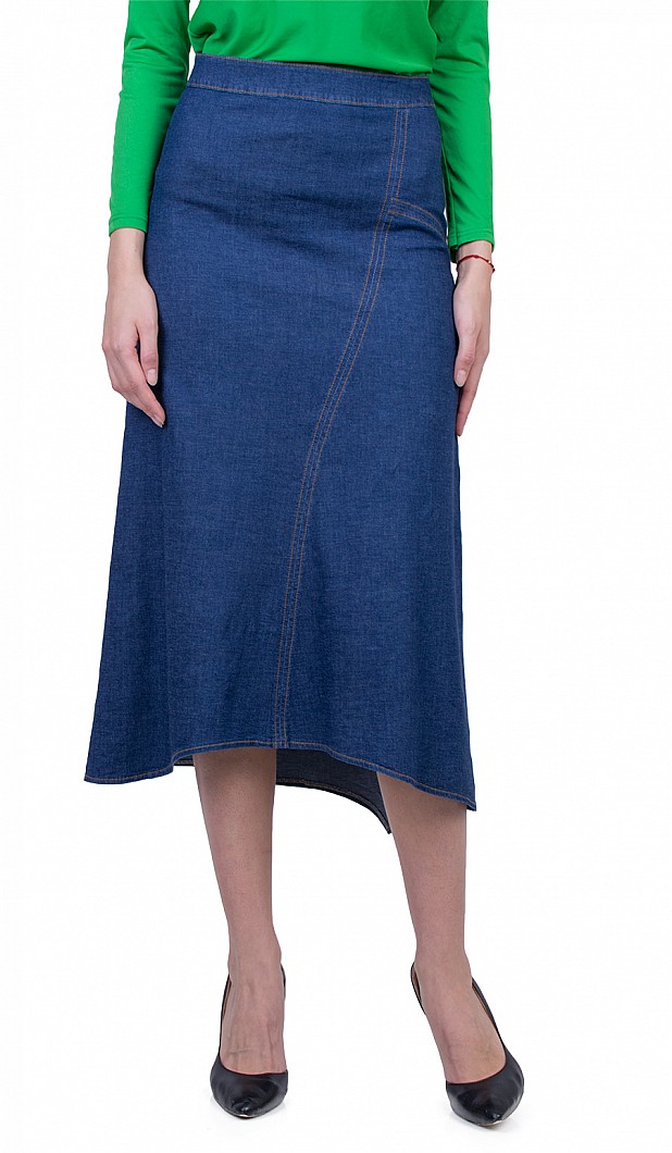 Long Denim Skirt 22102 / 2022