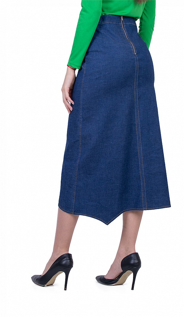 Long Denim Skirt 22102 / 2022