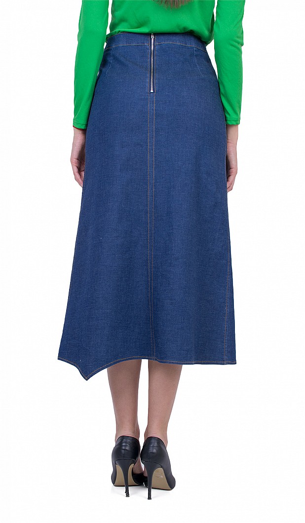 Long Denim Skirt 22102 / 2022