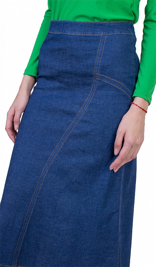 Long Denim Skirt 22102 / 2022