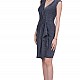 Silver Fitted Office Dress 22208 / 2022