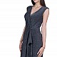 Silver Fitted Office Dress 22208 / 2022