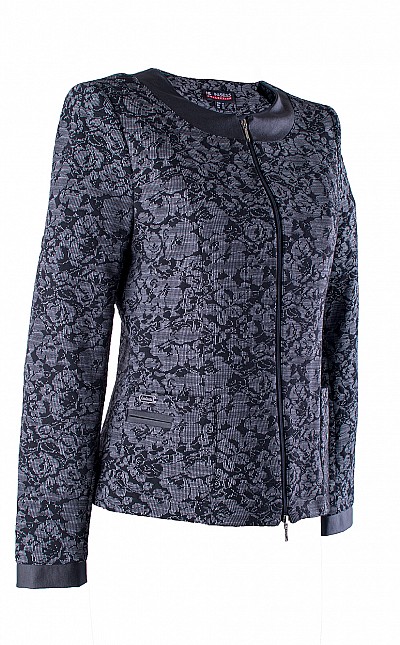 Stylish Women's Jacket with Color Print 23111 / 2023