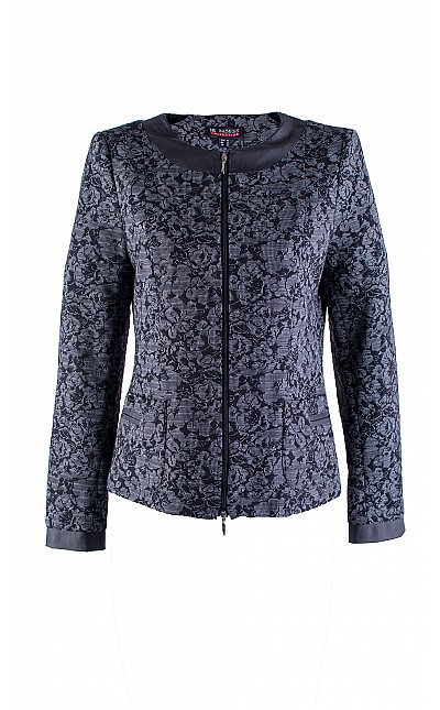 Stylish Women's Jacket with Color Print 23111 / 2023