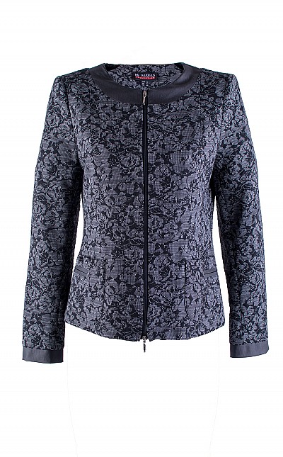Stylish Women's Jacket with Color Print 23111 / 2023