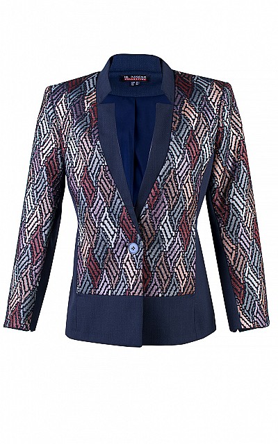 Women's Jacket with Shiny Threads 24127 / 2024