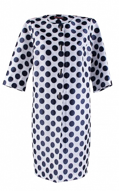 White Dots Women's Cloak 24133 / 2024