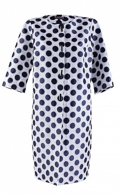 White Dots Women's Cloak 24133 / 2024