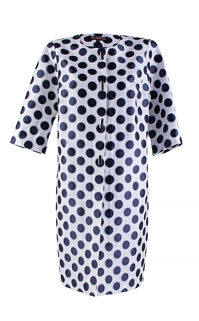 White Dots Women's Cloak 24133 / 2024