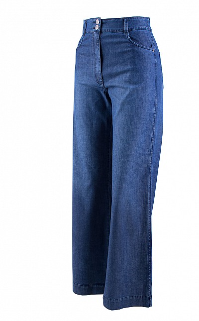 Women's Summer Wide Leg Jeans 24120 / 2024