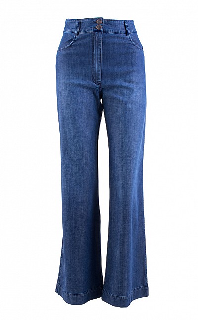 Women's Summer Wide Leg Jeans 24120 / 2024