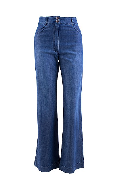 Women's Summer Wide Leg Jeans 24120 / 2024