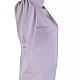 Women's Cotton Blouse in Light Pink with Back Zipper 25115 Pink / 2025