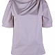 Women's Cotton Blouse in Light Pink with Back Zipper 25115 Pink / 2025