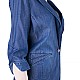 Women's Summer Jacket from Tencel Denim with 3/4 Sleeves 25122 / 2024 Women's Summer Jacket from Tencel Denim with 3/4 Sleeves 25122 / 2024