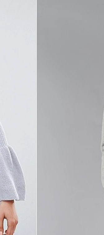 The sweater with a polo collar - the most modern, comfortable and warm choice for the ladies!