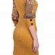 Knitted Ladies Dress in Red R 6295 RED / 2020
