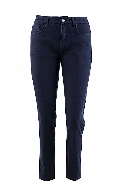 Stretchy and Comfortable Women's Jeans with 9/10 Length 24520 Blue / 2025