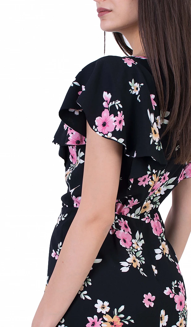 Дамска Лятна Рокля от Вискоза R 20183 / 2020 Дамска Лятна Рокля от Вискоза R 20183 / 2020