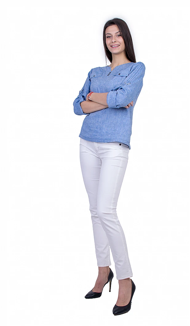 Women's Set with Shirt and Cotton Pants 21136 - 18167 / 2021