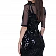Black Fitted Office Dress 22207 / 2022