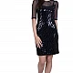 Black Fitted Office Dress 22207 / 2022