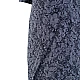 Elegant Dress in Anthracite with Flower Ornaments 23112 / 2023