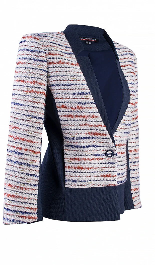 Дамско Сако с Букле - Елегантно и Практично 24125 / 2024 Дамско Сако с Букле - Елегантно и Практично 24125 / 2024