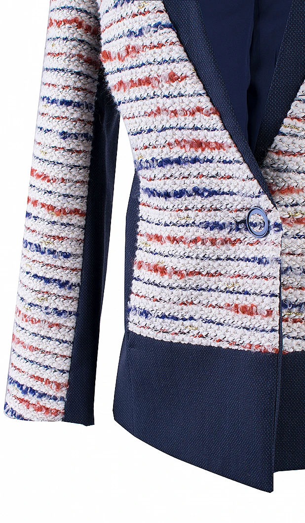 Дамско Сако с Букле - Елегантно и Практично 24125 / 2024 Дамско Сако с Букле - Елегантно и Практично 24125 / 2024