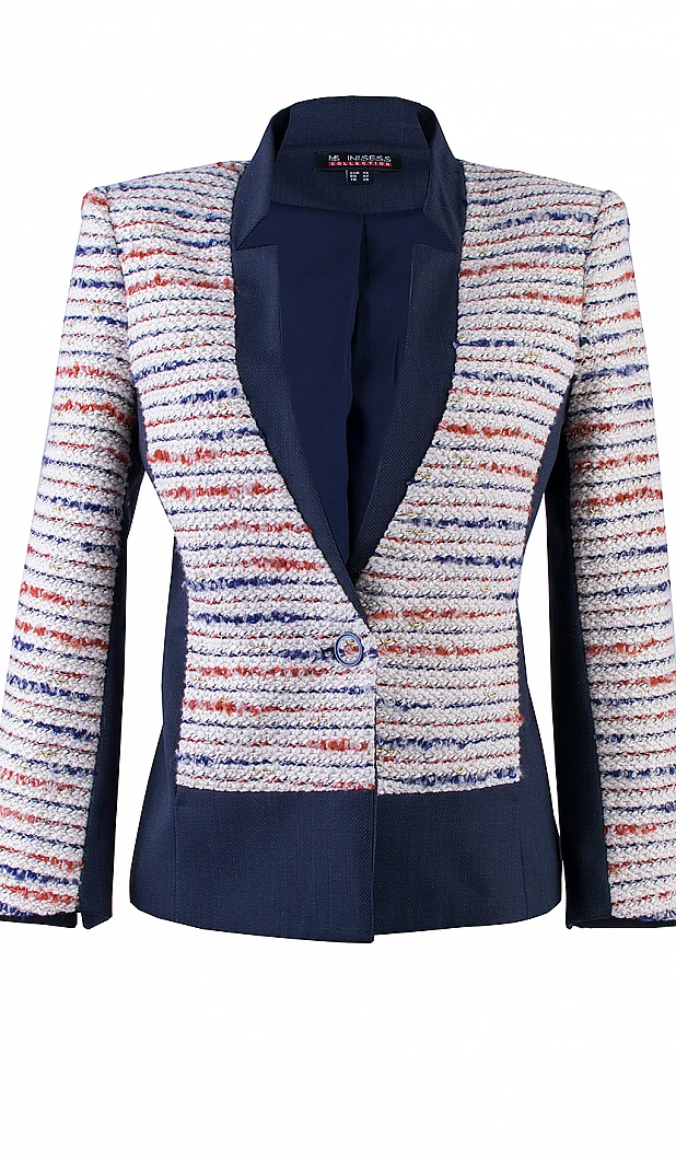 Дамско Сако с Букле - Елегантно и Практично 24125 / 2024 Дамско Сако с Букле - Елегантно и Практично 24125 / 2024