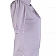 Women's Cotton Blouse in Light Pink with Back Zipper 25115 Pink / 2025