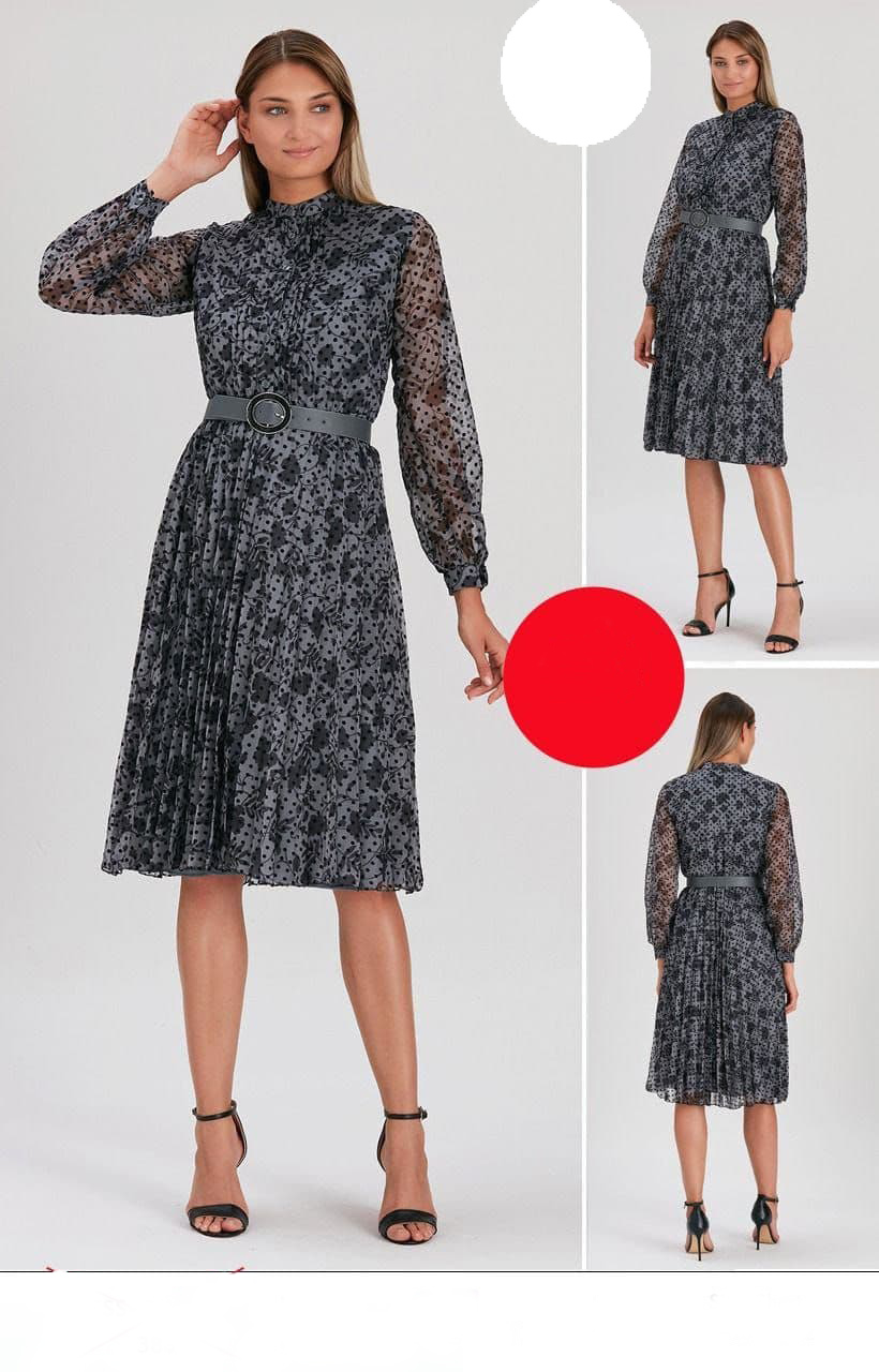 Elegant Salt Dress 211312 BLACK / 2022 Elegant Salt Dress 211312 BLACK / 2022