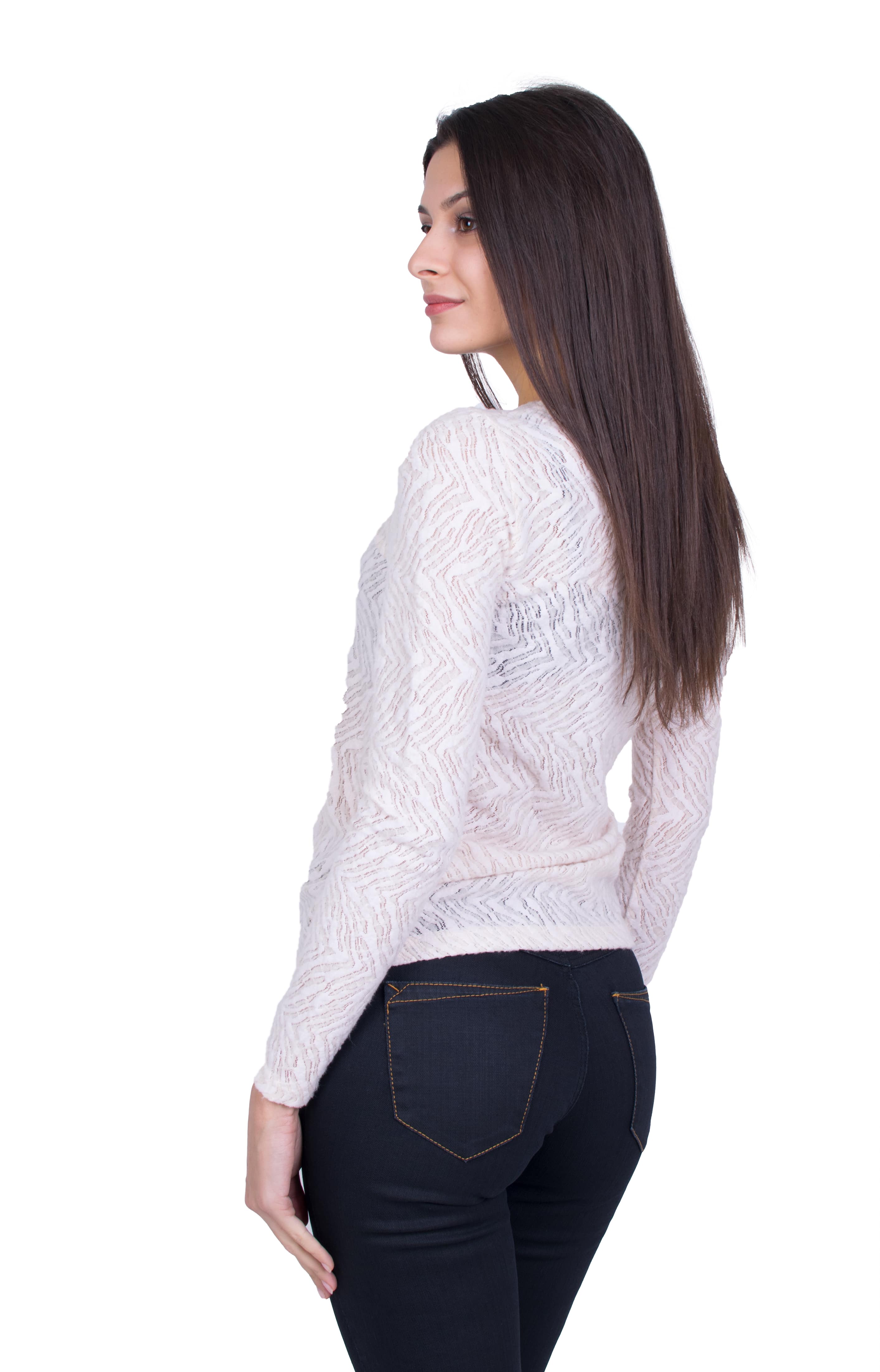 Women's Beige Blouse 20544 / 2021