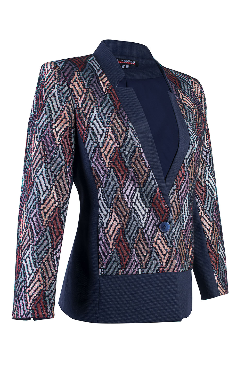 Women's Jacket with Shiny Threads 24127 / 2024 Women's Jacket with Shiny Threads 24127 / 2024